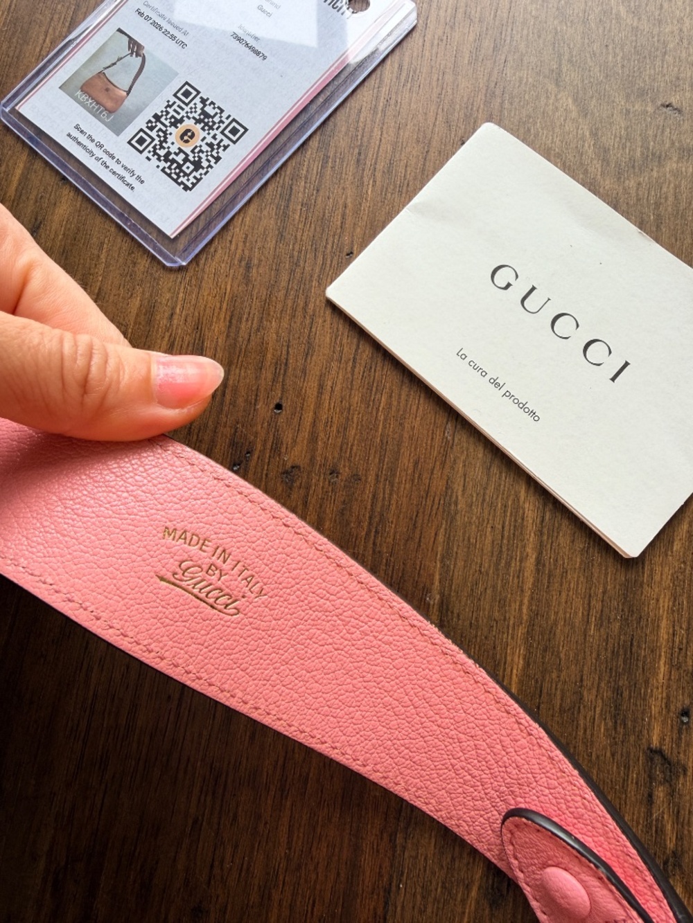 Gucci Mini Light Pink Goatskin Aphrodite Shoulder Bag - Picture 4 of 12